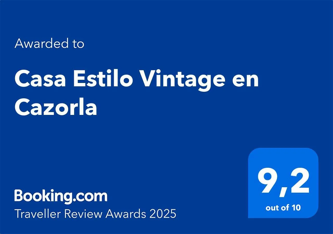 Casa Estilo Vintage En Cazorla 아파트